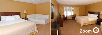 Munising Michigan Motel - Queen with Hot Tub  Motel Room