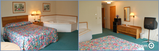 Munising Michigan Motel - Queen with Hot Tub  Motel Room